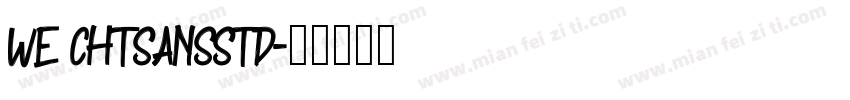 WE CHTSANSSTD字体转换